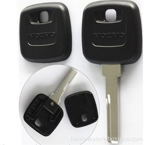 New arrival Volvo transponfer key blank shell case with HU83 Blade